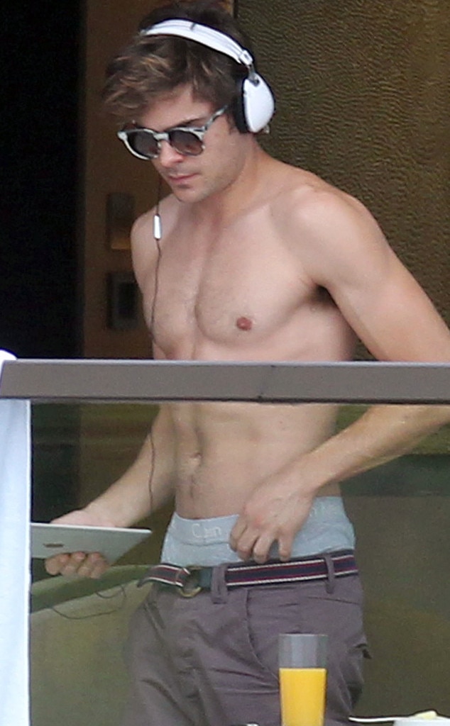 Hitting The Right Note From Zac Efrons Shirtless Pics 0693