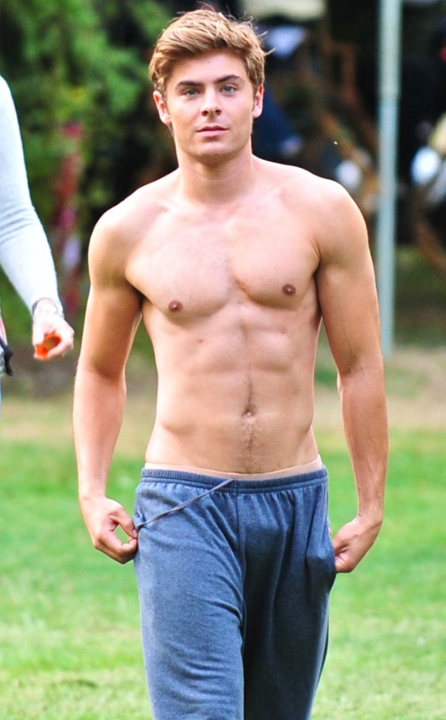Abs Of Steel From Zac Efrons Shirtless Pics  E News-8986