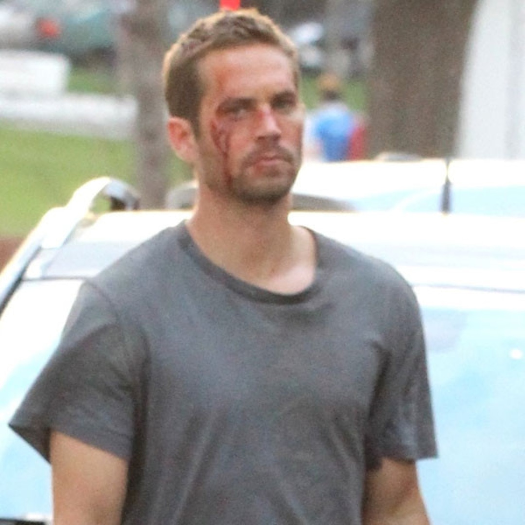 Snapped on Set Paul Walker Is All Bloodied Up Filming Snapped on Set Paul Walker Is All Bloodied Up Filming