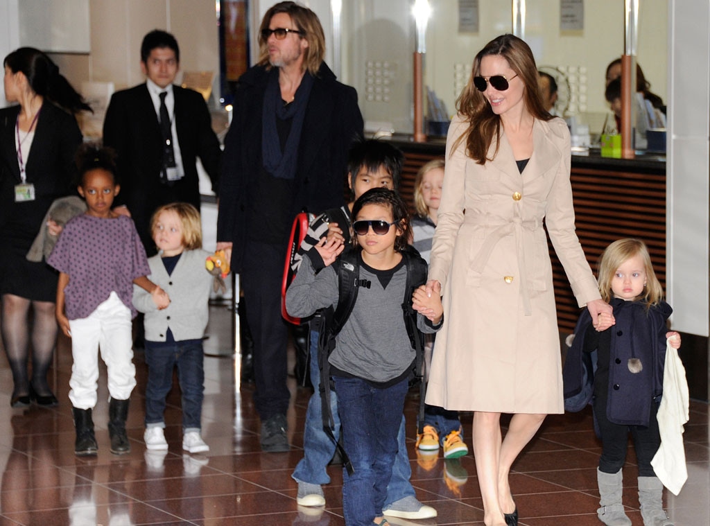 Brad Pitt, Angelina Jolie, Children