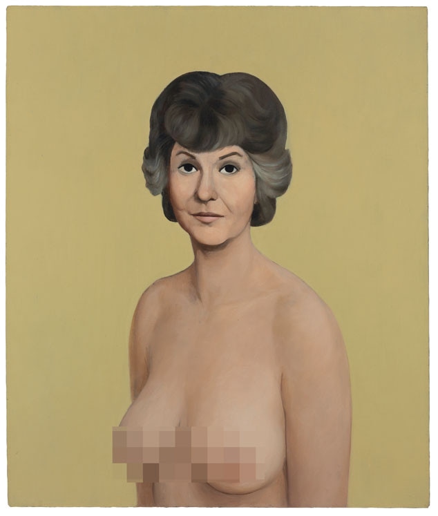 John Currin, Bea Arthur Naked Painting
