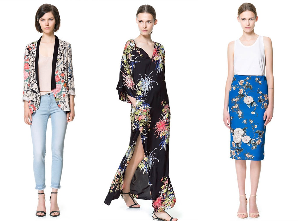 Asian-Inspired Floral Prints From Zara from Editors' Obsessions | E! News