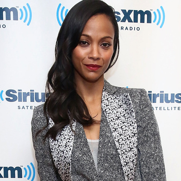 Zoe Saldana Serves Up Static TV in This Suit