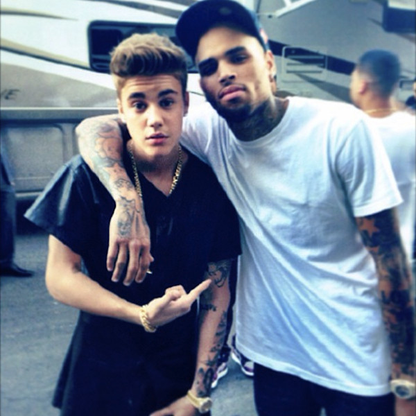 Justin Bieber And Chris Brown Featured On New Track Titled Actin Up E Online