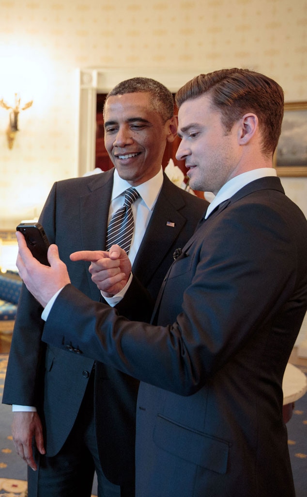 President Barack Obama, Justin Timberlake
