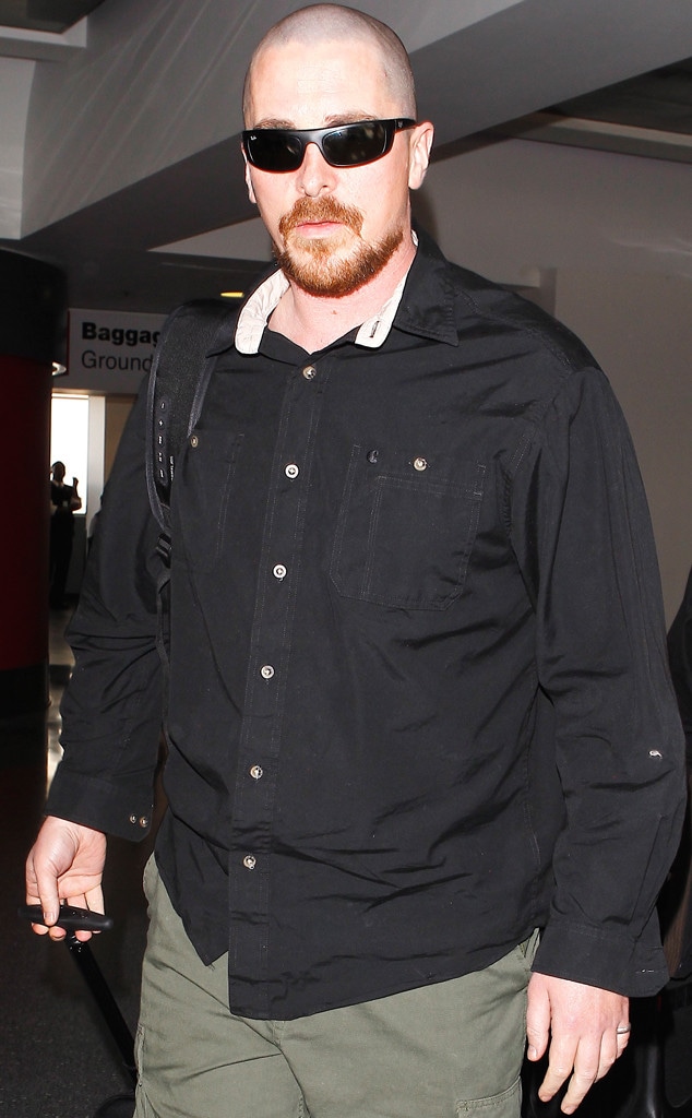 Christian Bale, Bald