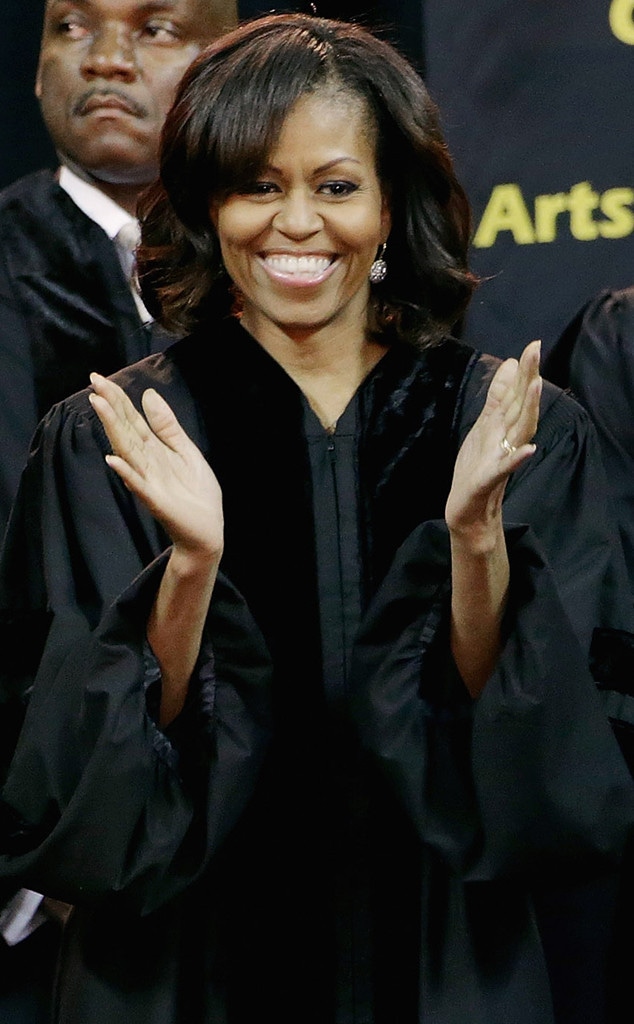 Michelle Obama, Bangs, Honorary Degree