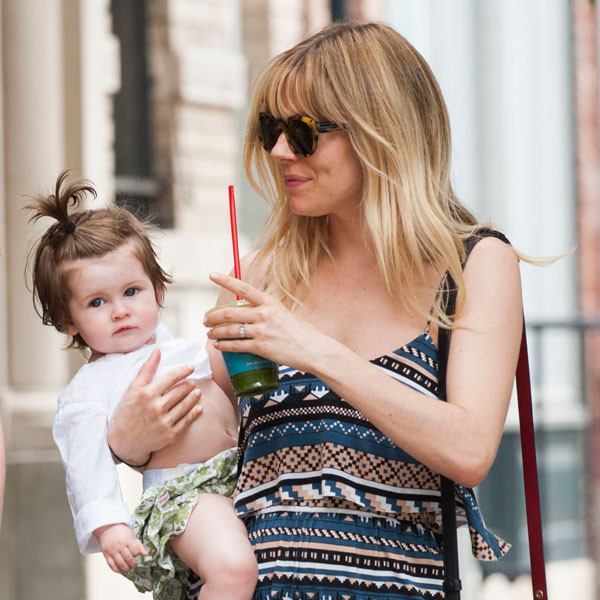 Sienna Miller Out With Baby Marlowe E! Online