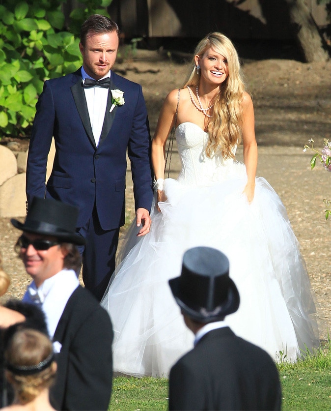 Aaron Paul, Lauren Parsekian, Wedding