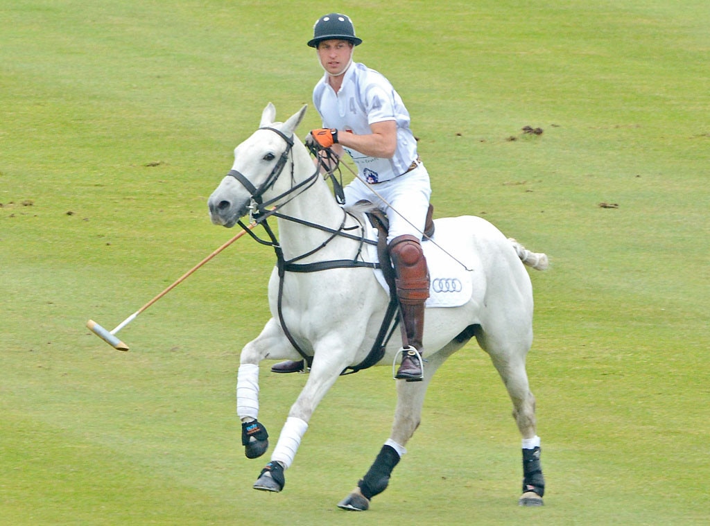 Prince William Plays Polo