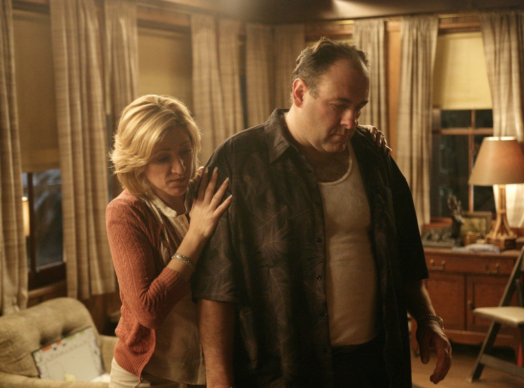 Edie Falco, James Gandolfini, The Sopranos