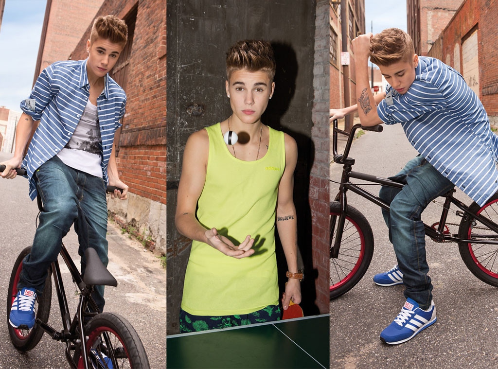 Manifestación Brújula Ambigüedad Justin Bieber Smolders in Adidas NEO Summer Campaign - E! Online