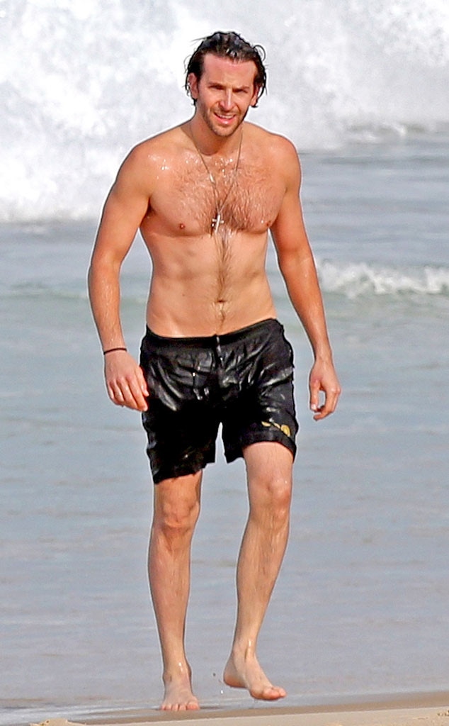 Check Out Bradley Cooper's Brazilian Beach Bod!