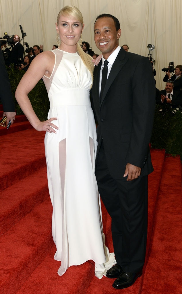 Lindsey Vonn, Tiger Woods, MET Gala