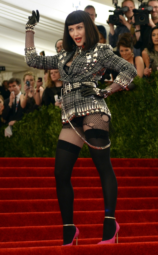 Madonna met gala dress best sale