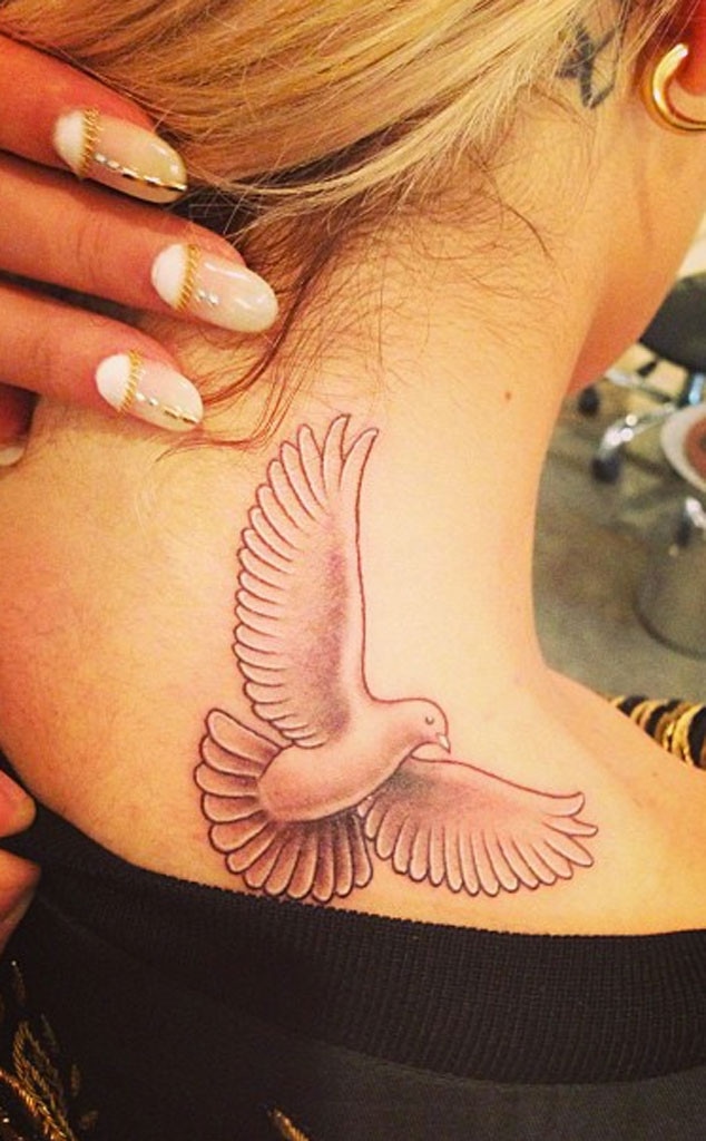 Guess Who Got This Dove Tattoo! - E! Online