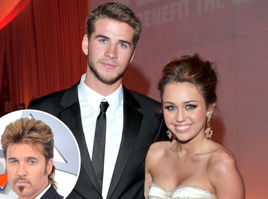 Miley Cyrus, Liam Hemsworth, Billy Ray Cyrus