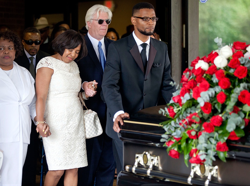Stars Pay Tribute at Chris Kelly's Funeral