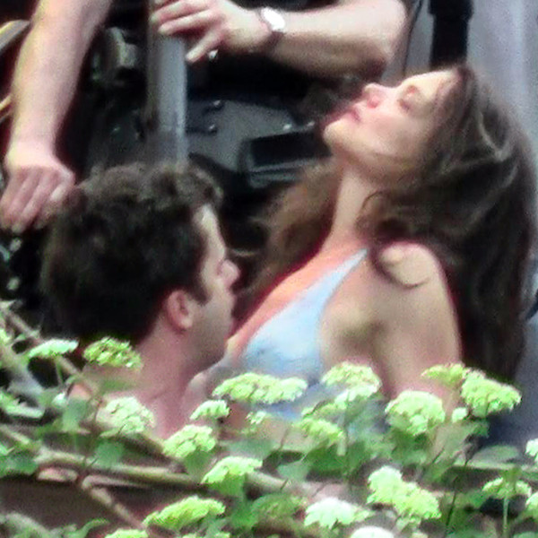 Katie Holmes Films Love Scene With Luke Kirby