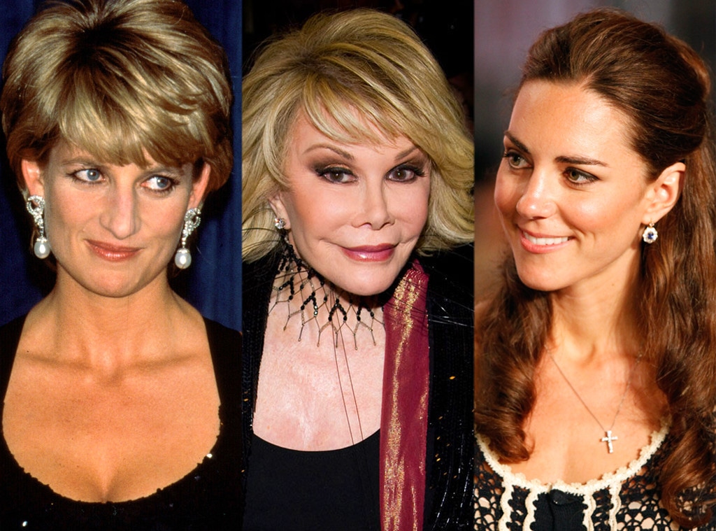 Princess Diana, Joan Rivers, Kate Middleton, Duches Catherine