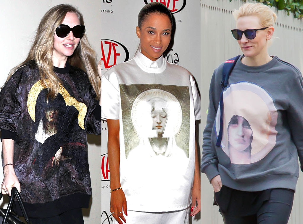 Ciara, Amanda Seyfried, Cate Blanchett, Givenchy Shirts