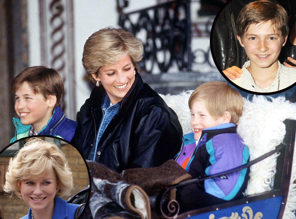 Prince William, Princess Diana, Prince Harry, Laurence Belcher, Naomi Watts