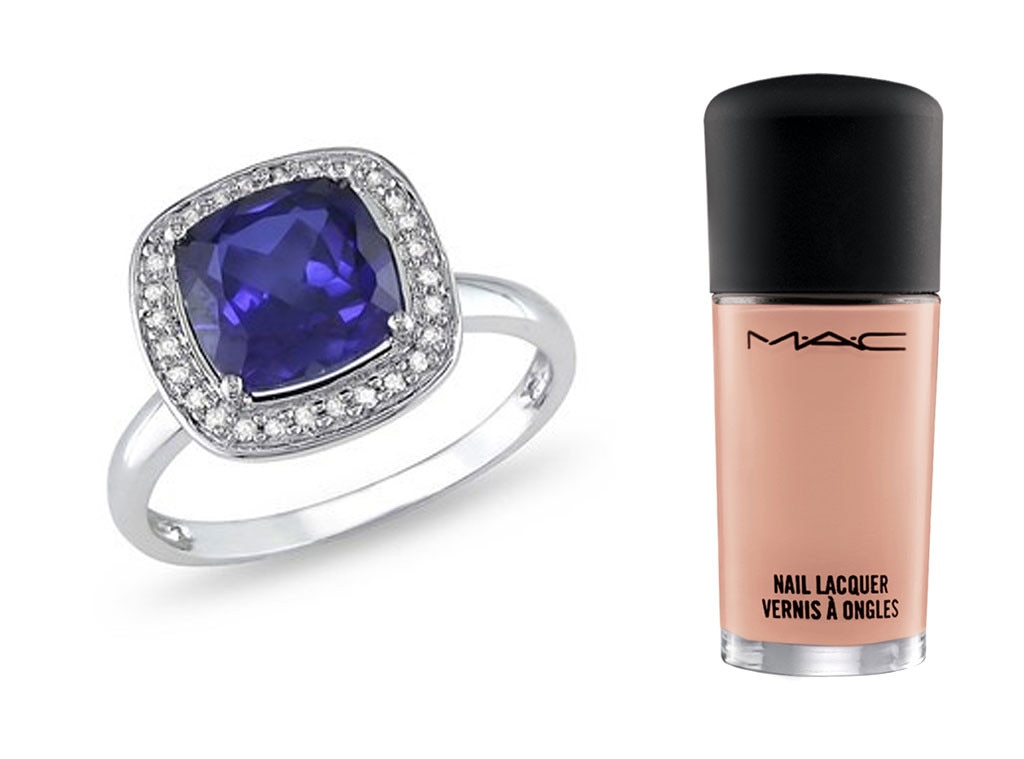 Sapphire from Engagement RingNail Polish Combos E! News