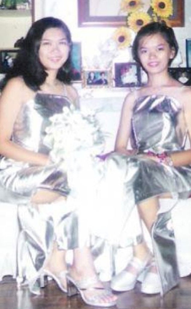 Metallic Mishap from Ugly Bridesmaid Dresses E! News