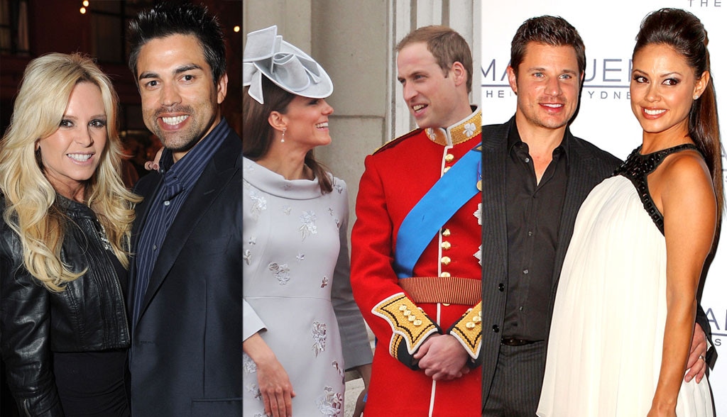 Tamra Barney, Eddie Judge, Duchess Catherine, Kate Middleton, Prince William, Nick Lachey, Vanessa Minillo 
