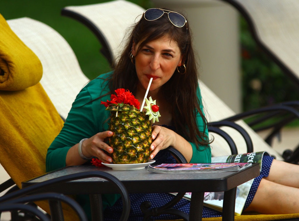 Mayim Bialik from Celebs on Vacation E! News Mayim Bialik from Celebs on Vacation E! News