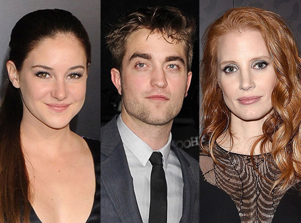 Shailene Woodley, Robert Pattinson, Jessica Chastain