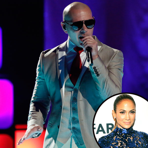 Pitbull Rocks With J.Lo, Chris Brown Onstage in L.A.