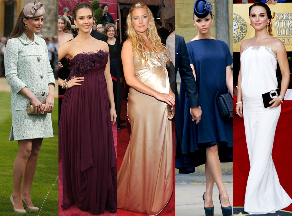 Kate Middleton, Jessica Alba, Kate Hudson, Victoria Beckham, Natalie Portman