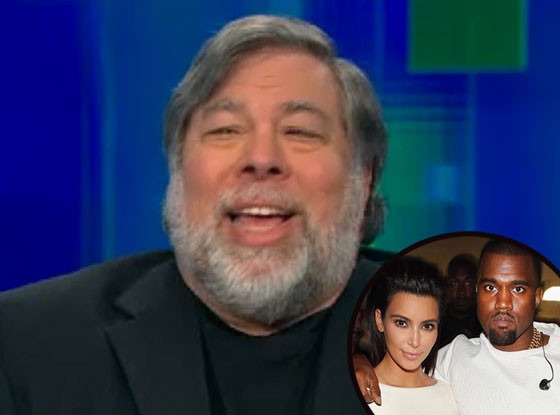 Steve Wozniak, Kim Kardasian, Kanye West