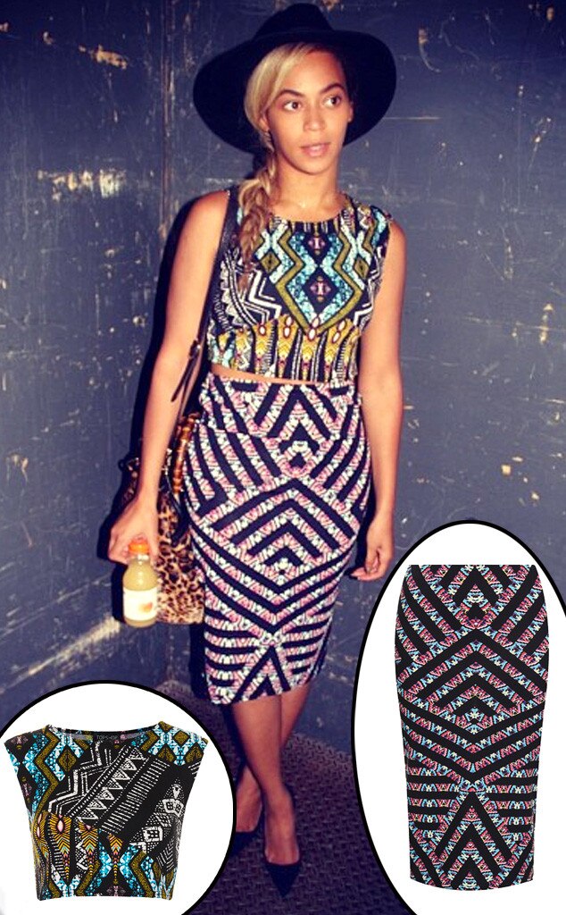 Beyonce topshop dress best sale