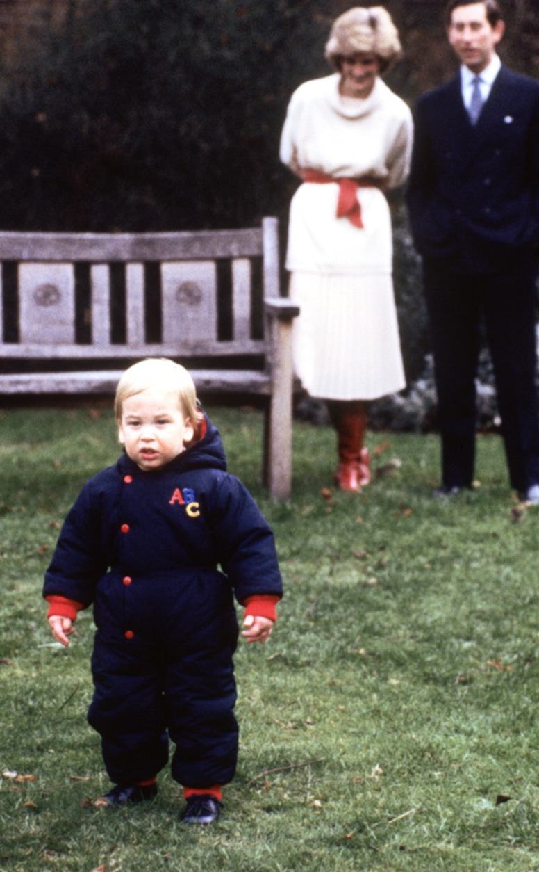 Prince William, Diana Princess of Wales, Prince Charles 