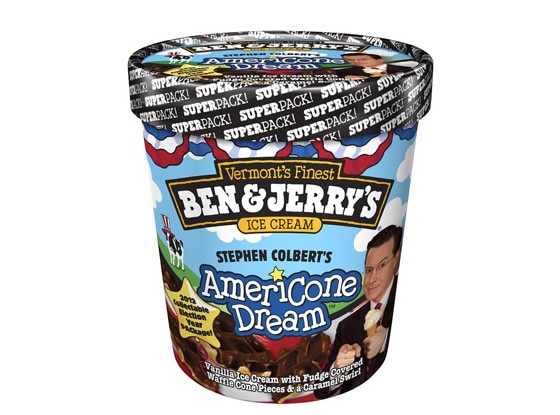Americone Dream Review : Stephen colbert's americone dream is a ben & jerry's ice cream flavor inspired by stephen colbert, host of the cbs television show the late show, and the fictionalized version of him who served as host of the colbert report on comedy central.