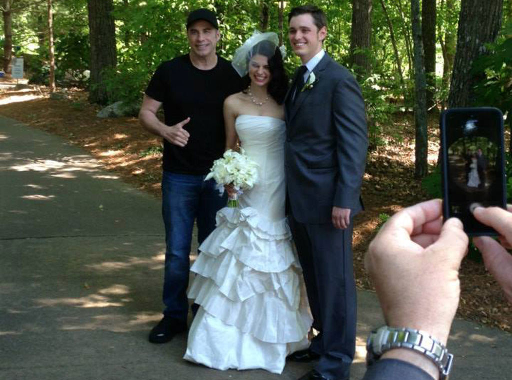 John Travolta Crashes Wedding, Poses for Pics With Beaming