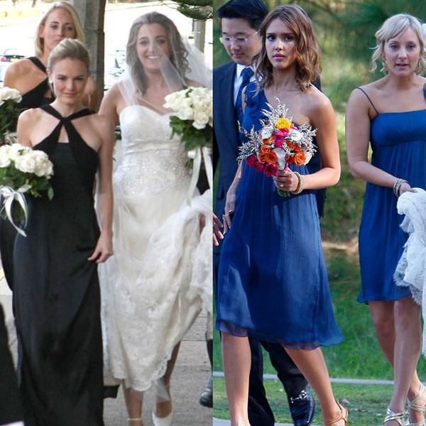 Celebrity Bridesmaids Jessica Alba, Kate Bosworth and
