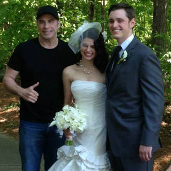 John Travolta Crashes Wedding See The Pics E Online
