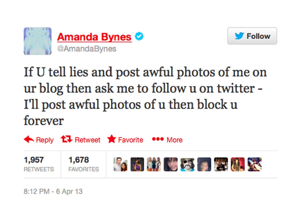 Warning from Amanda Bynes Top 10 Tweets | E! News UK
