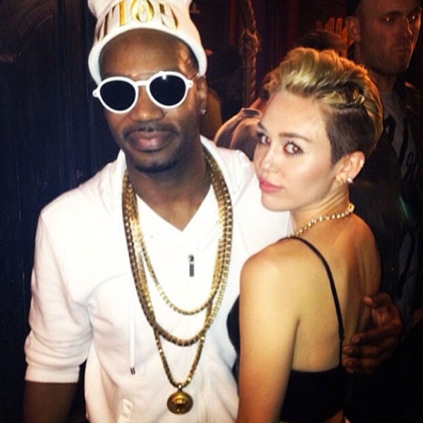 Miley Cyrus, Juicy J Instagram