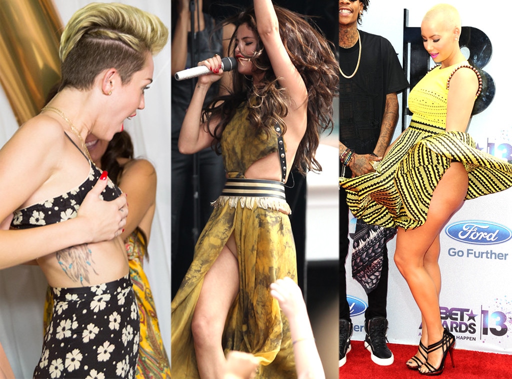 Miley Cyrus, Selena Gomez, Amber Rose