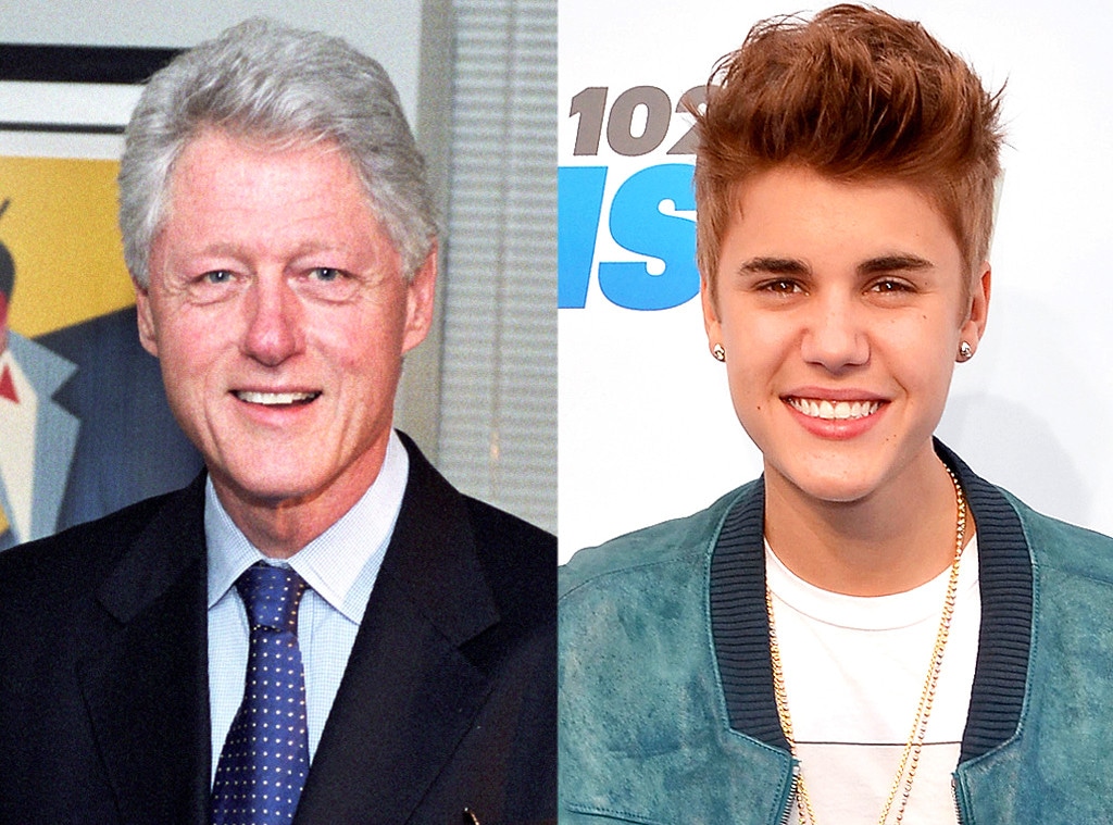 Bill Clinton, Justin Bieber