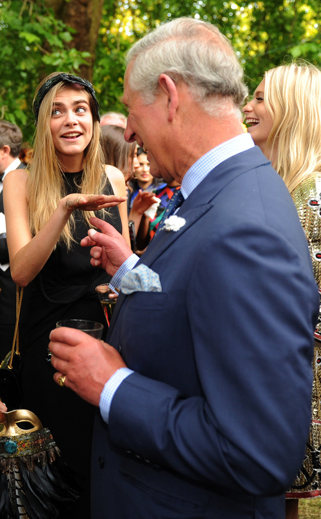 Cara Delevingne Jokes With Prince Charles E Online