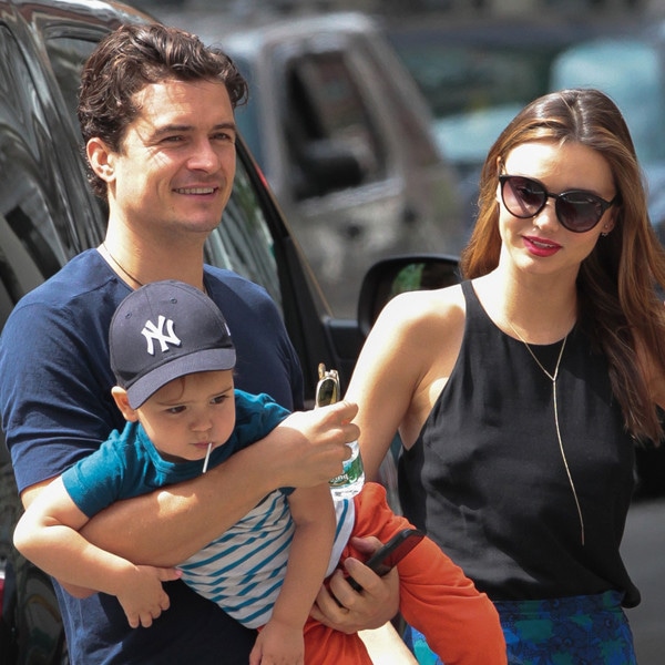Orlando Bloom, Miranda Kerr, Flynn Bloom