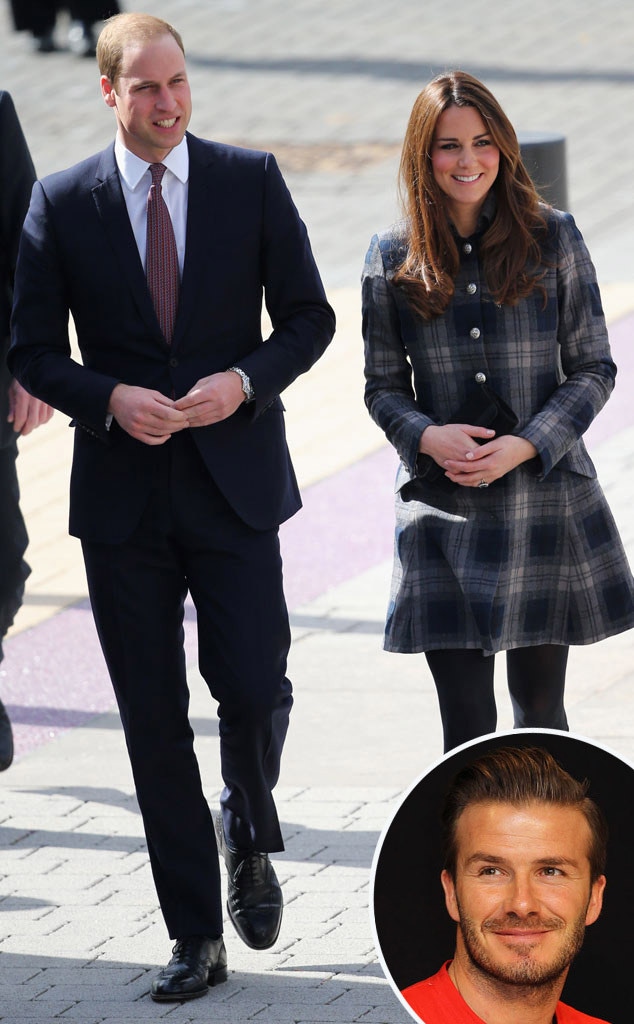 Kate Middleton, Prince William, David Beckham