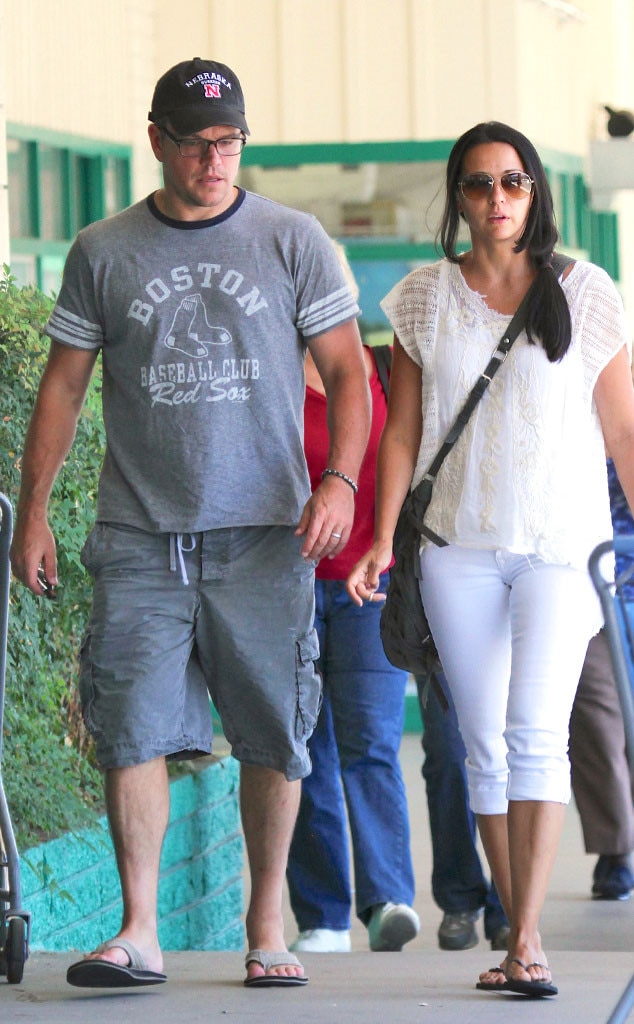 Matt Damon & Luciana Barroso from The Big Picture: Today's Hot Photos ...