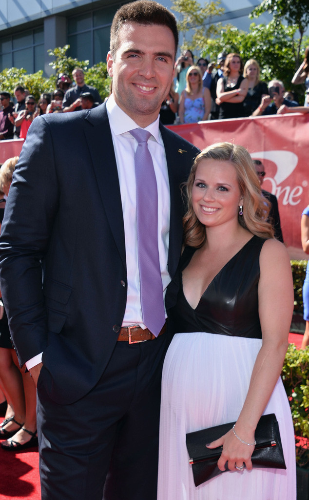 My wife, Amy, and Joe Flacco., Ryan Blauch