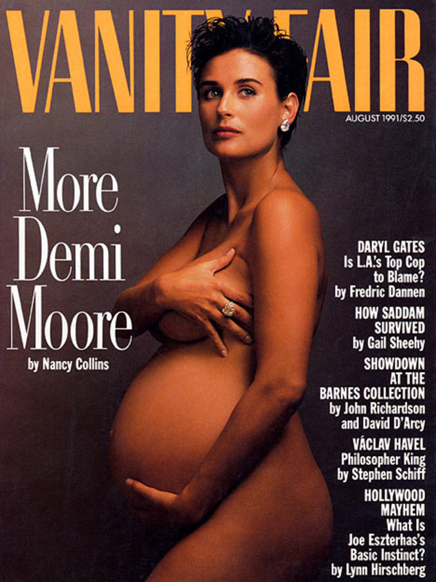 Demi Moore, Vanity Fair, Magazine, Iconic Celeb Photos